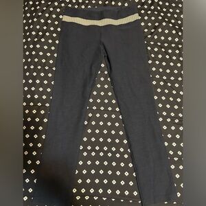 🔥Lululemon dark ribbed full length Navy leggings- size 8